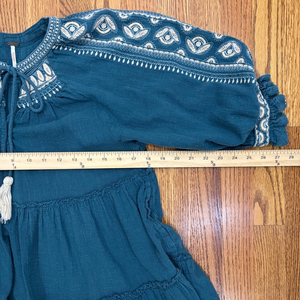 Free People Dreamweaver Embroidered Tunic - Picture 9 of 11